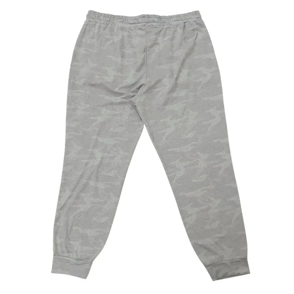 Vuori Performance Joggers Womens Medium Gray Camo Soft Yoga Gym Athleisure